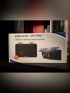 Vekoot0 VK7 PRO Wireless Backup Camera System - Black
